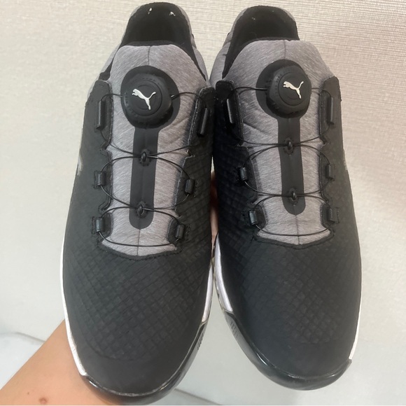 Puma Golf  PROADAPT ALPHACAT Disc Golf Shoe Black Gripping Traction Men Size 9.5 - Picture 2 of 8